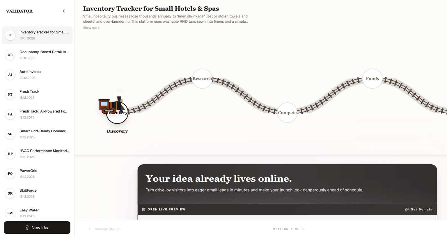 Idea Validator: Von der Idee zum MVP